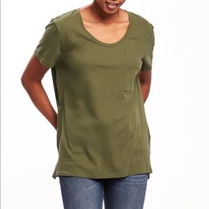Green boyfriend t shirt