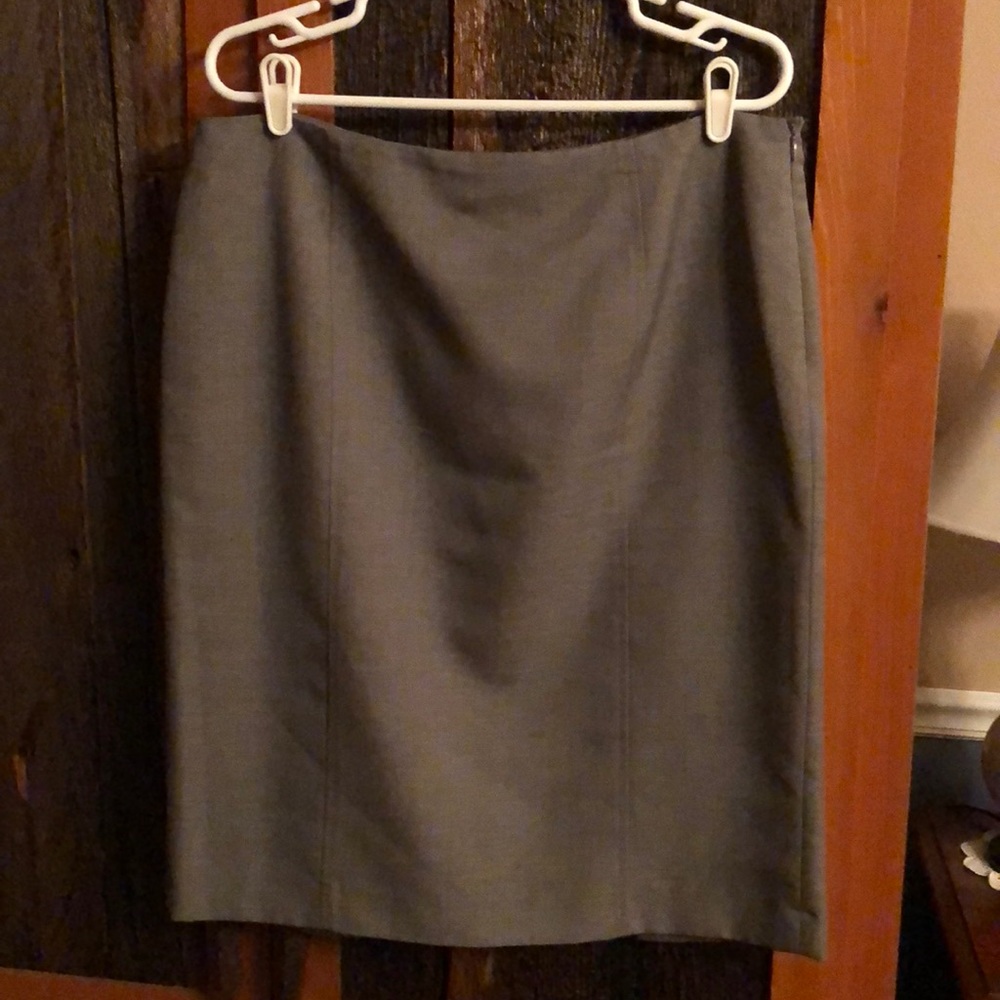 Soft gray skirt