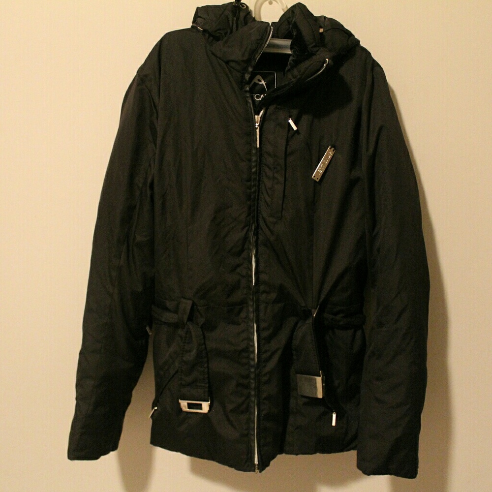 Black winter jacket