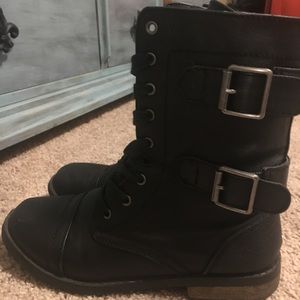 Black Combat Boots