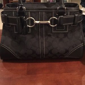 Coach Purse, Black Medium