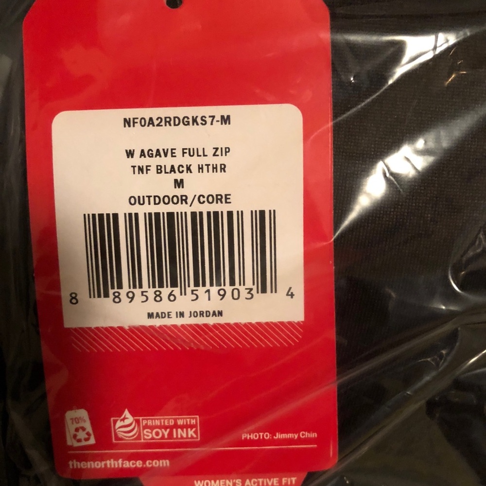 The North Face Womens Agave Full Zip Fleece Jacket - Picture 2 of 2