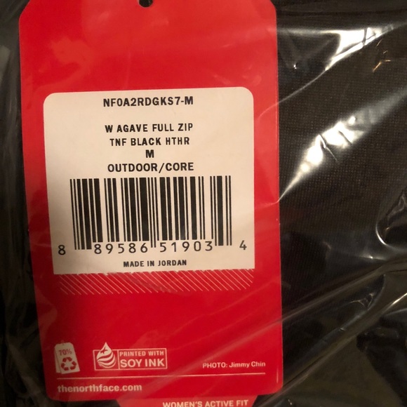 The North Face Womens Agave Full Zip Fleece Jacket - Picture 2 of 2