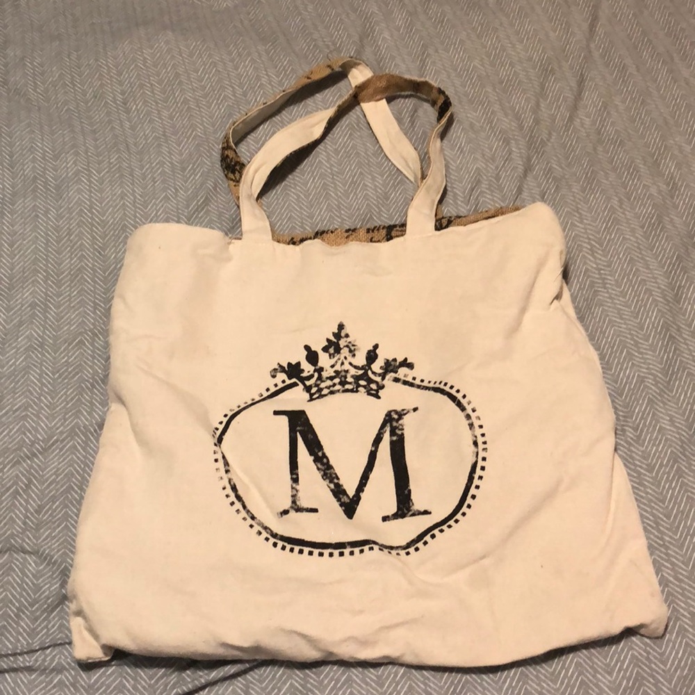 Reversible “M” Tote