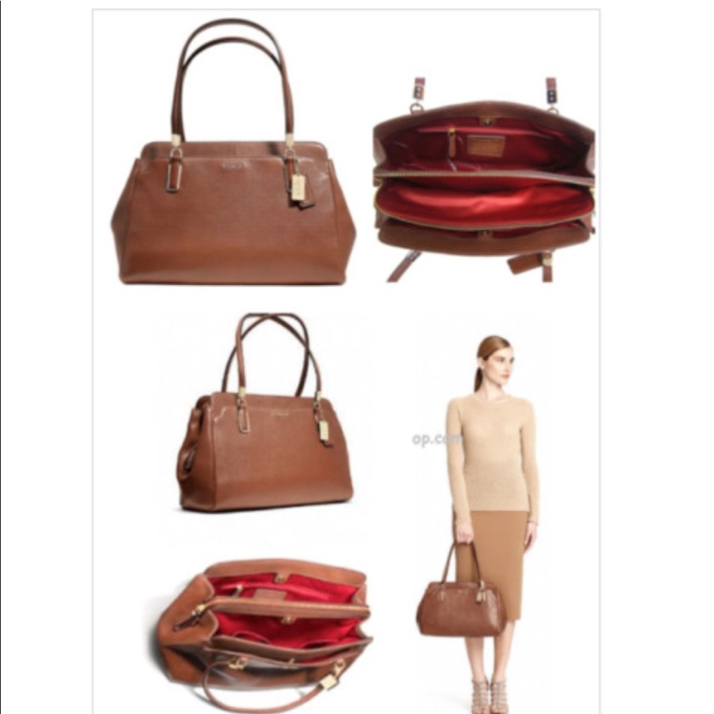 Coach Madison Leather Kimber Carryall Shoulder bag