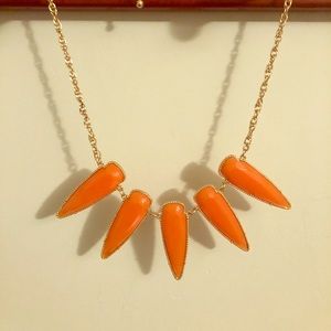 Coral statement necklace from stitch fix