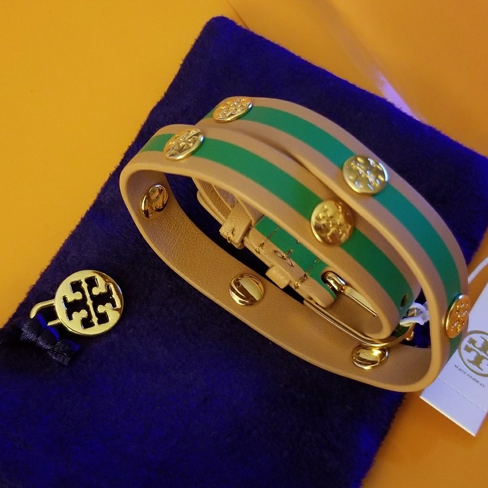 NWT Tory Burch double wrap bracelet