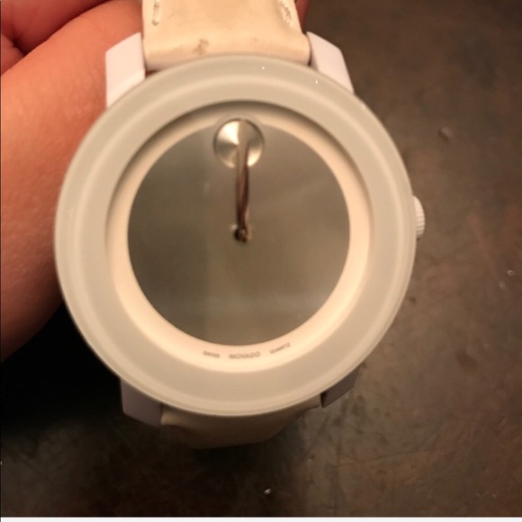 White Movado bold watch