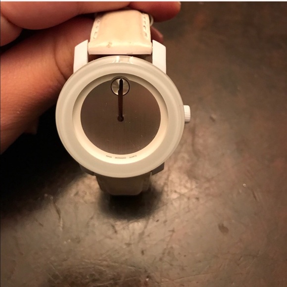 White Movado bold watch main image 4