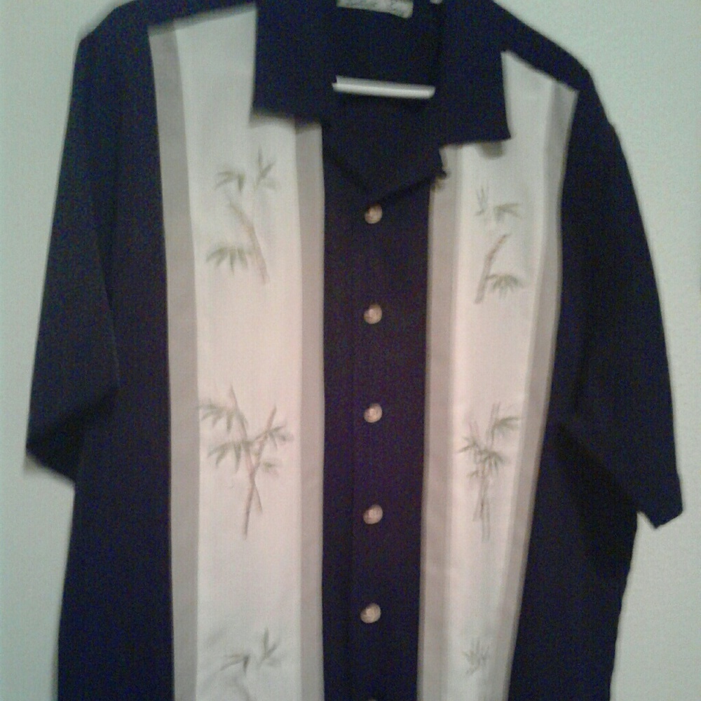 .New Tropical black n white shirt....