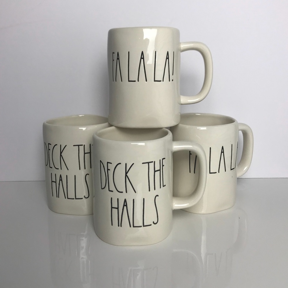 Rae Dunn Set of 2 Mugs Christmas