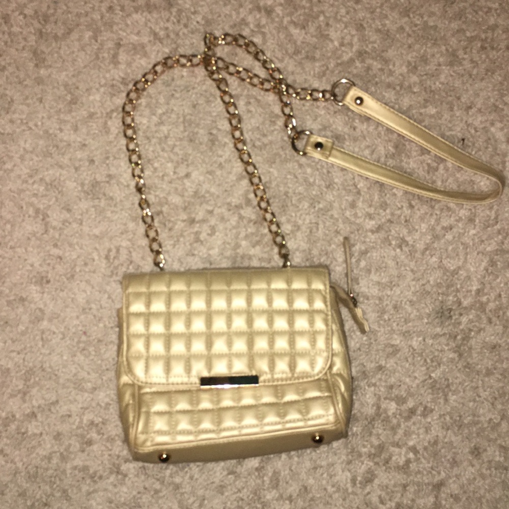 New direction Pleated gold purse
