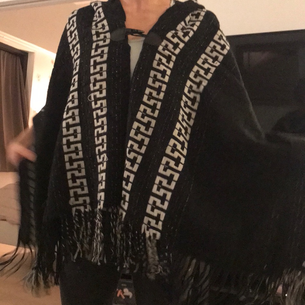 Free People Poncho like jacket or scarf