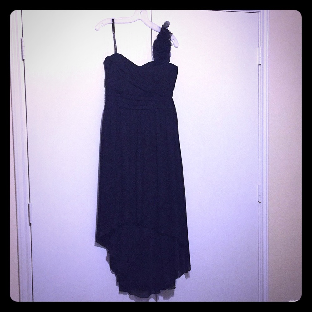 NOT FOR SALE Black one shoulder evening dress