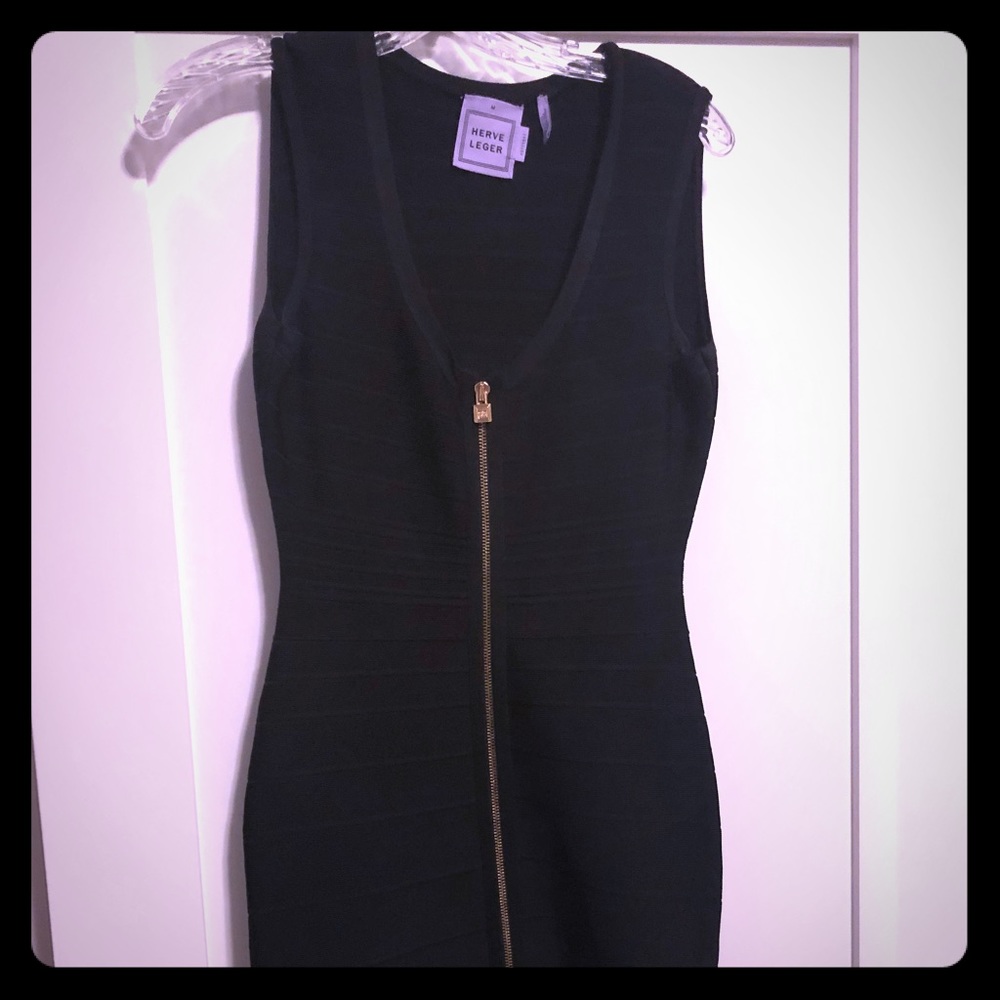 Herve Leger Bandage Dress in Black