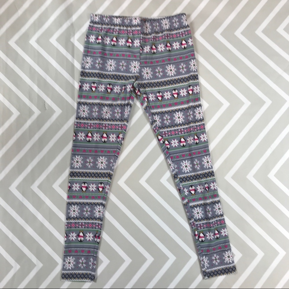 L ONLY Penguin Fair Isle super soft leggings - Picture 2 of 4