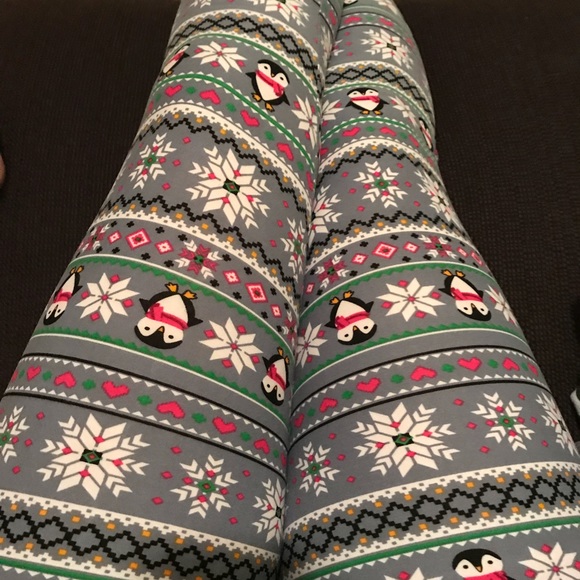 Pants - L ONLY Penguin Fair Isle super soft leggings