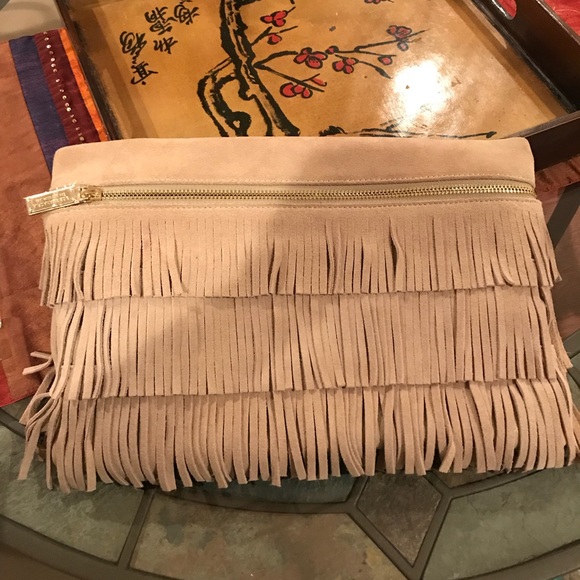 BCBGMAXAZARIA April fringe clutch - Picture 2 of 8