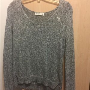 Grey knit top