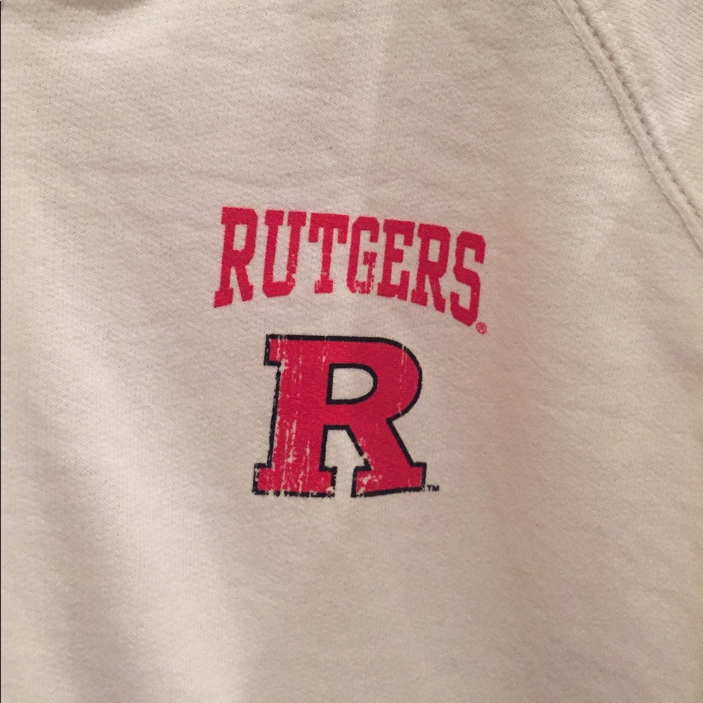 White Rutgers zip up - Picture 2 of 6