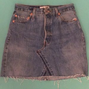 Re/Done Levi’s Denim Skirt - size 28