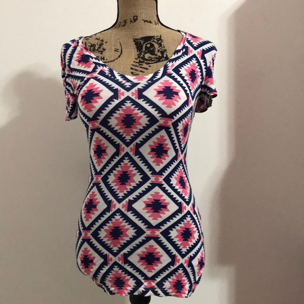 Multi colored Slim Fit Top