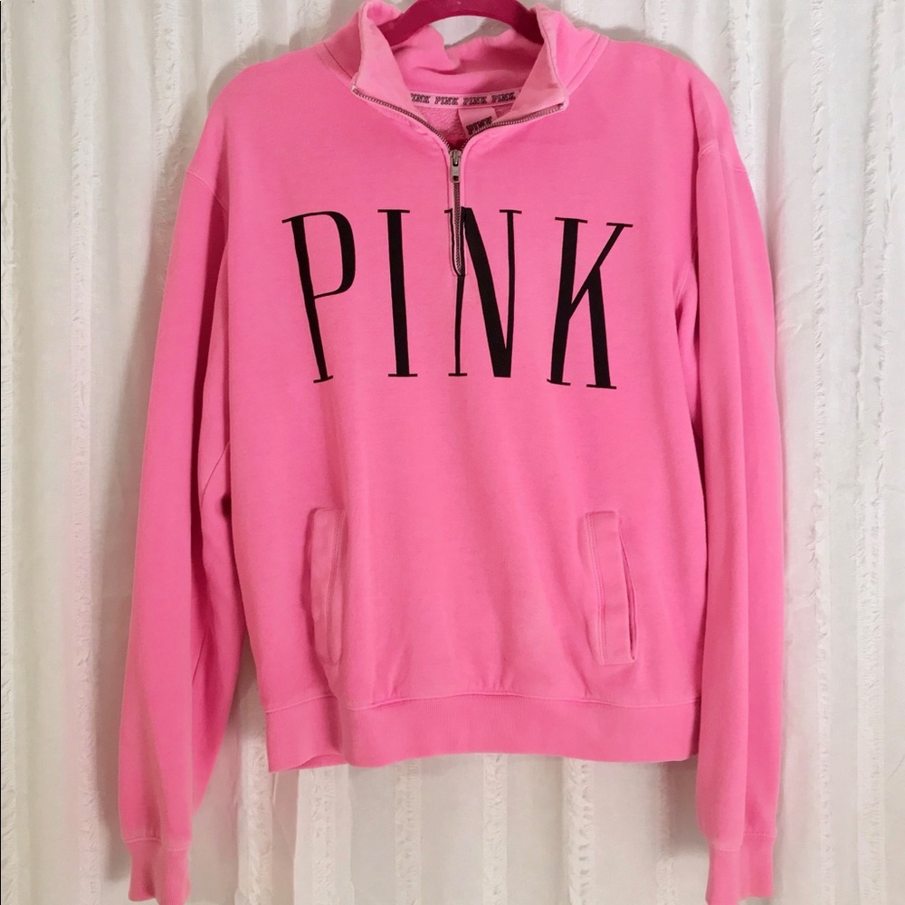 PINK quarter-zip