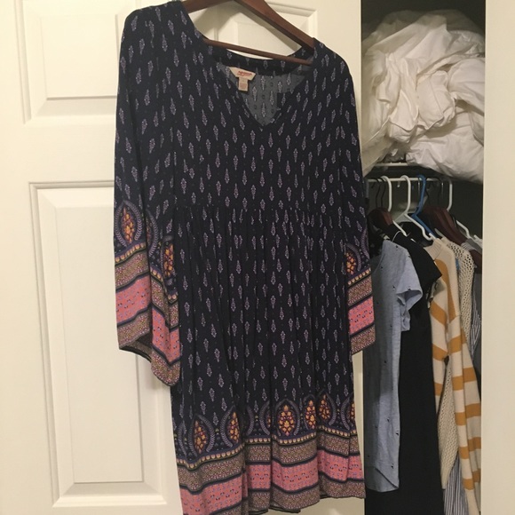 Arizona Jean Company Dresses & Skirts - Arizona bohemian style bell sleeve dress