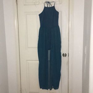 Teal Maxi Romper