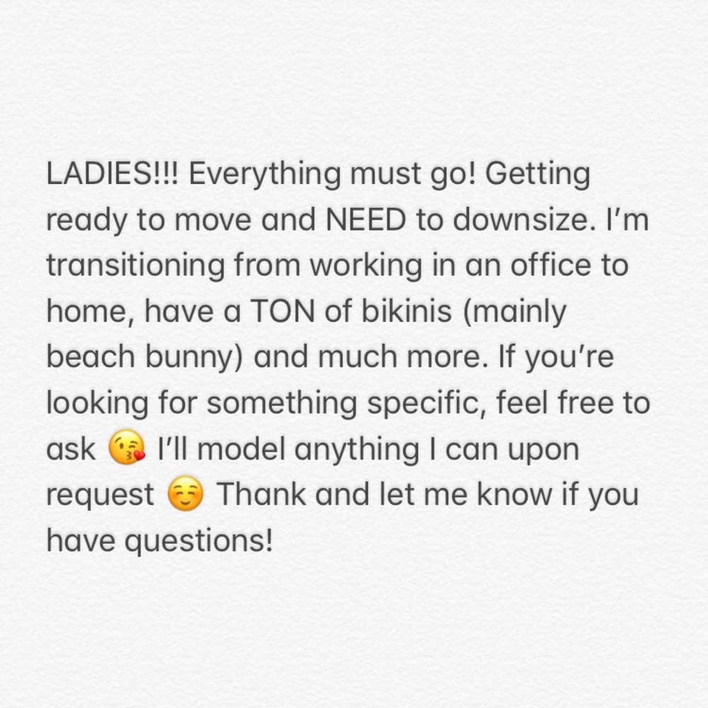 Let me know what you need! Offers welcome!