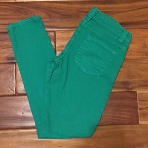 Green Skinny Jeans
