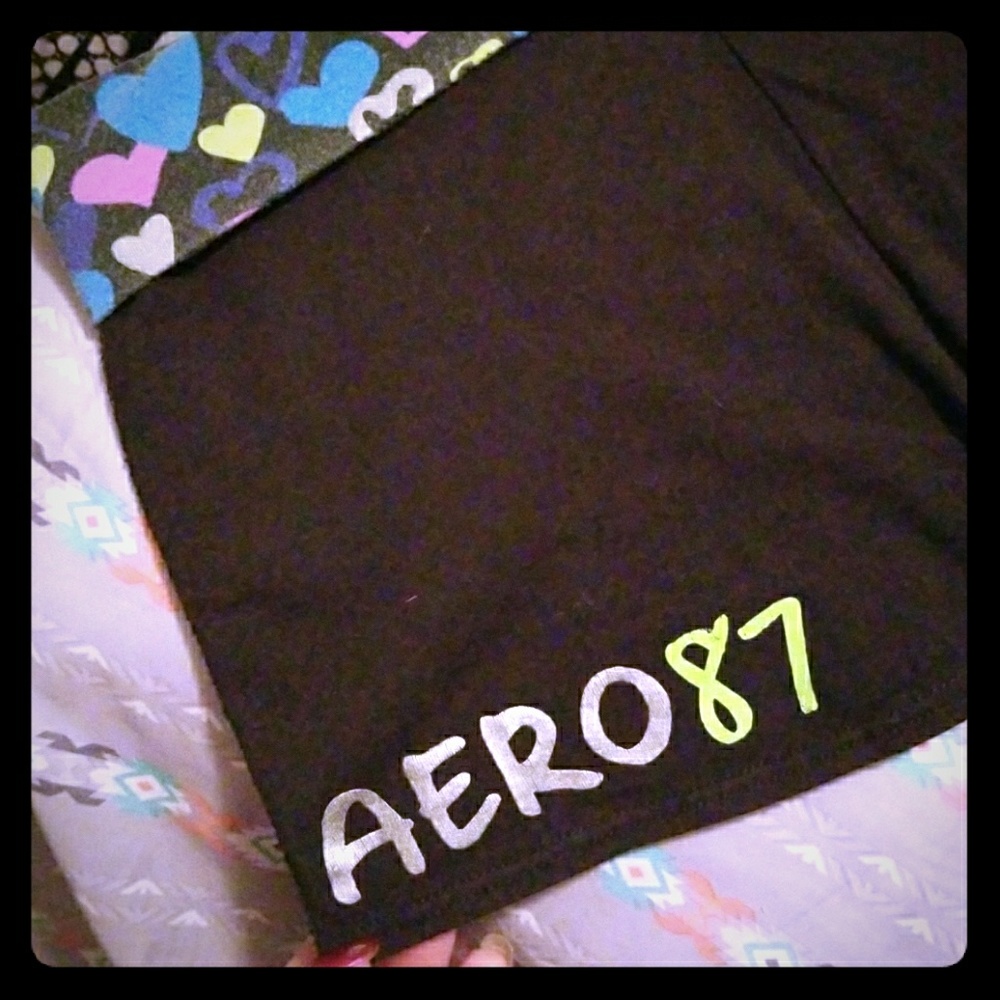 AERO yoga shorty shorts