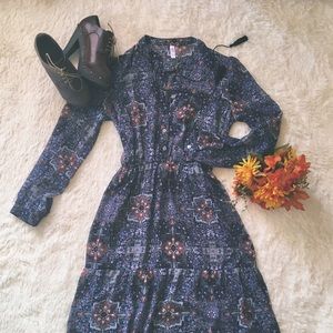 ✨Closet clear out✨ Boho sheer maxi dress