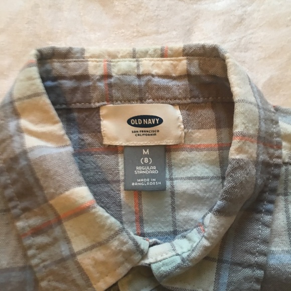 🔆SALE🔆💙Boys Old Navy Flannel Type Button Down💙 - Picture 4 of 4