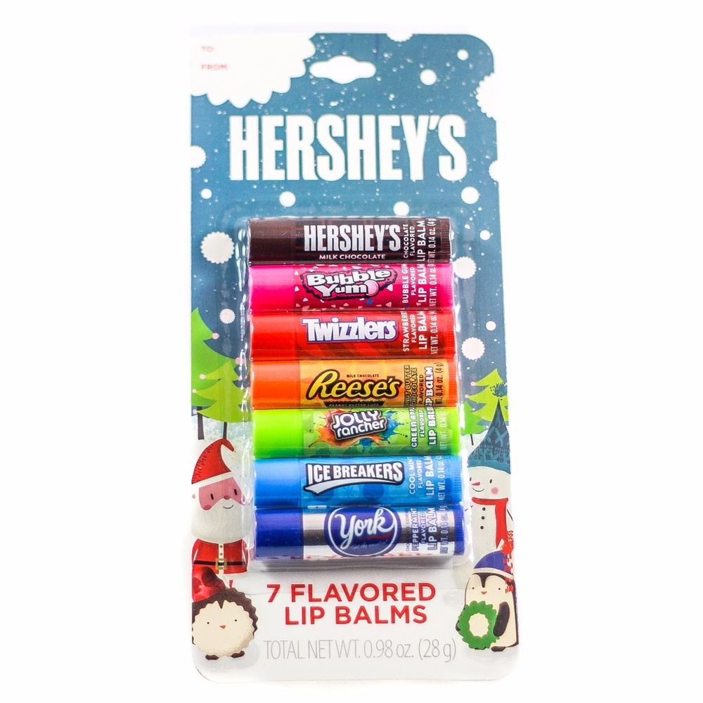 Hershey’s 7 Flavored Holiday Lip Balm