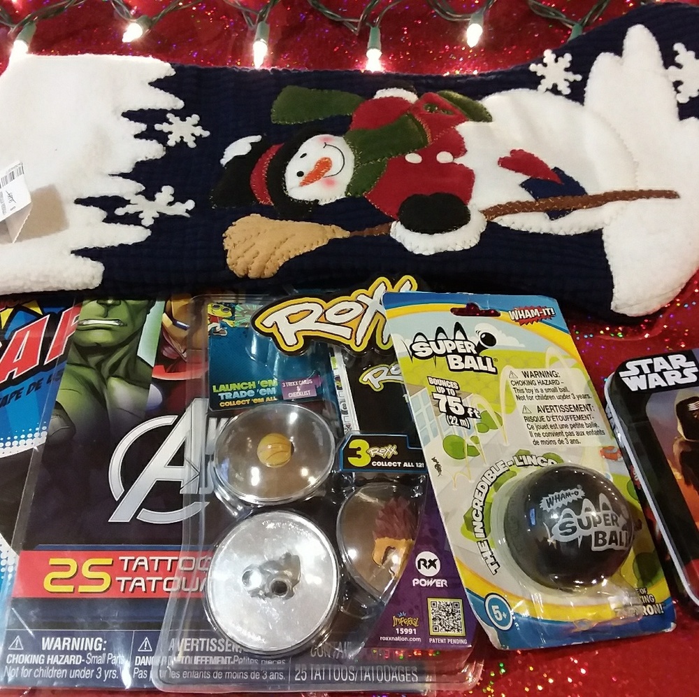 Christmas stocking stuffers with stocking 🎅🌲