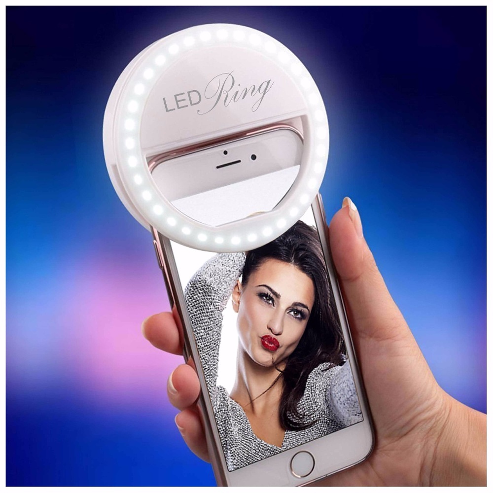 Clip-On LED Selfie Ring Light