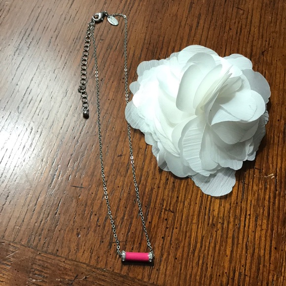 Lia Sophia Pink Bar Necklace - Picture 4 of 5