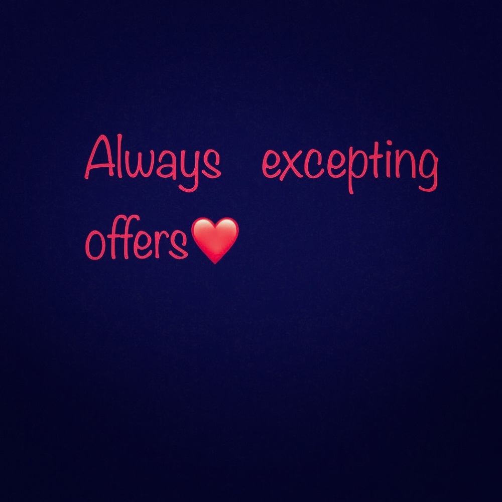 Offers welcome!