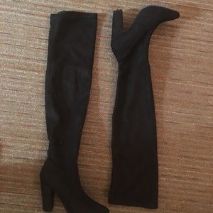 Brand new steve madden knee high suede boots