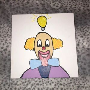 Clown painting