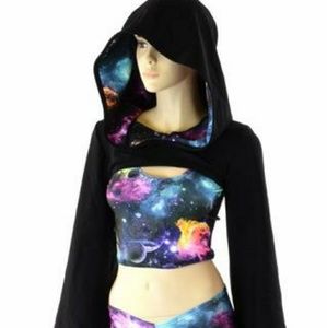 NWOT Coquetry Galaxy Hooded Bolero
