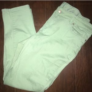 Mint green Skinny Jeans