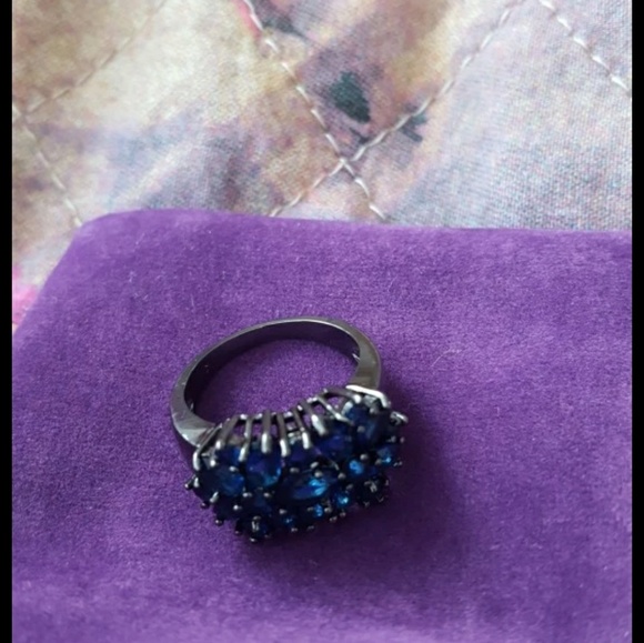 ELEGANT BLUE  RING - Picture 4 of 4