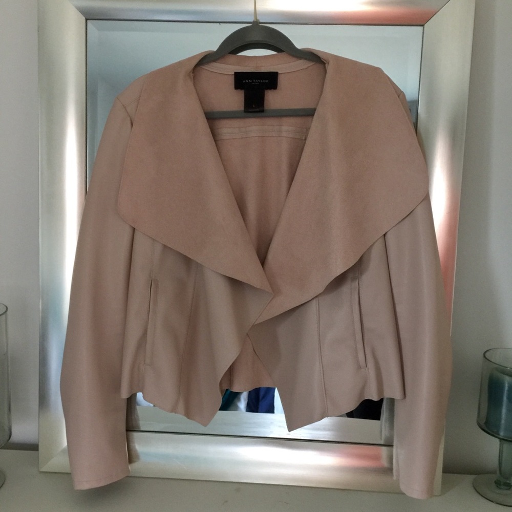Blush Leather / Suede Jacket