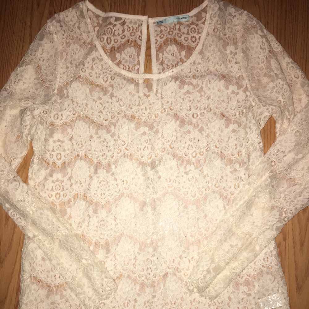 Adorable lace top from Maurice's