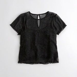 Hollister Shine Mesh Top