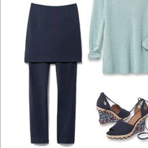 Cabi skirt leggings navy spring 17