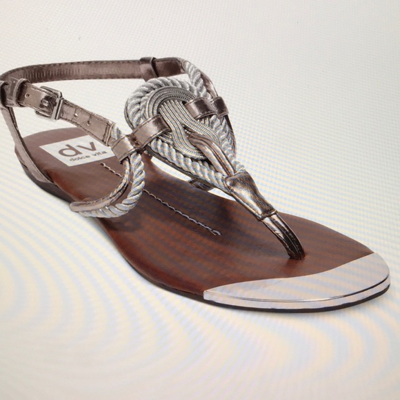 dolce vita metallic sandals
