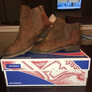 Distressed Franco Sarto booties. Size 7